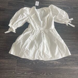 White showpo dress